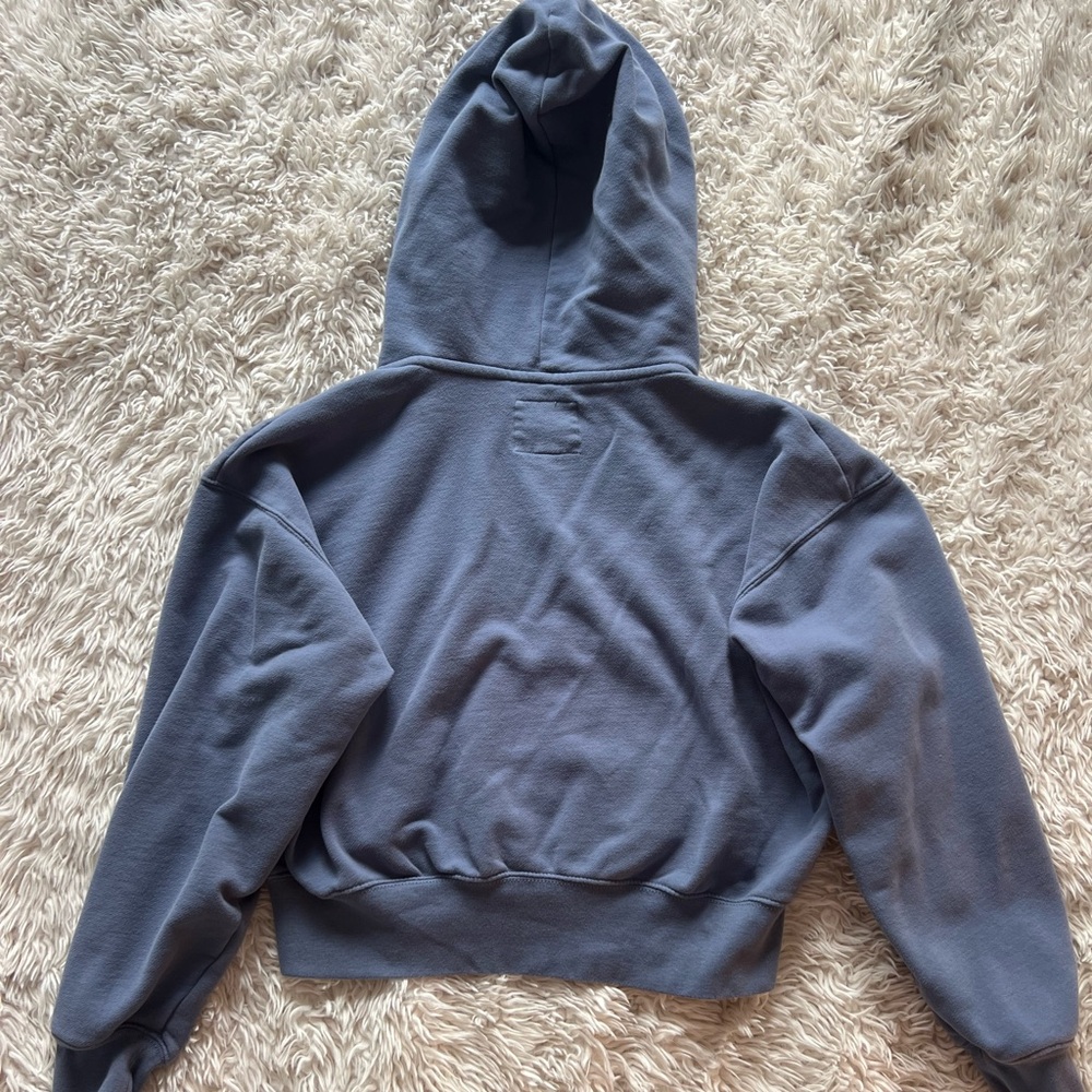 Blue American Eagle Cropped Jacket - image 5